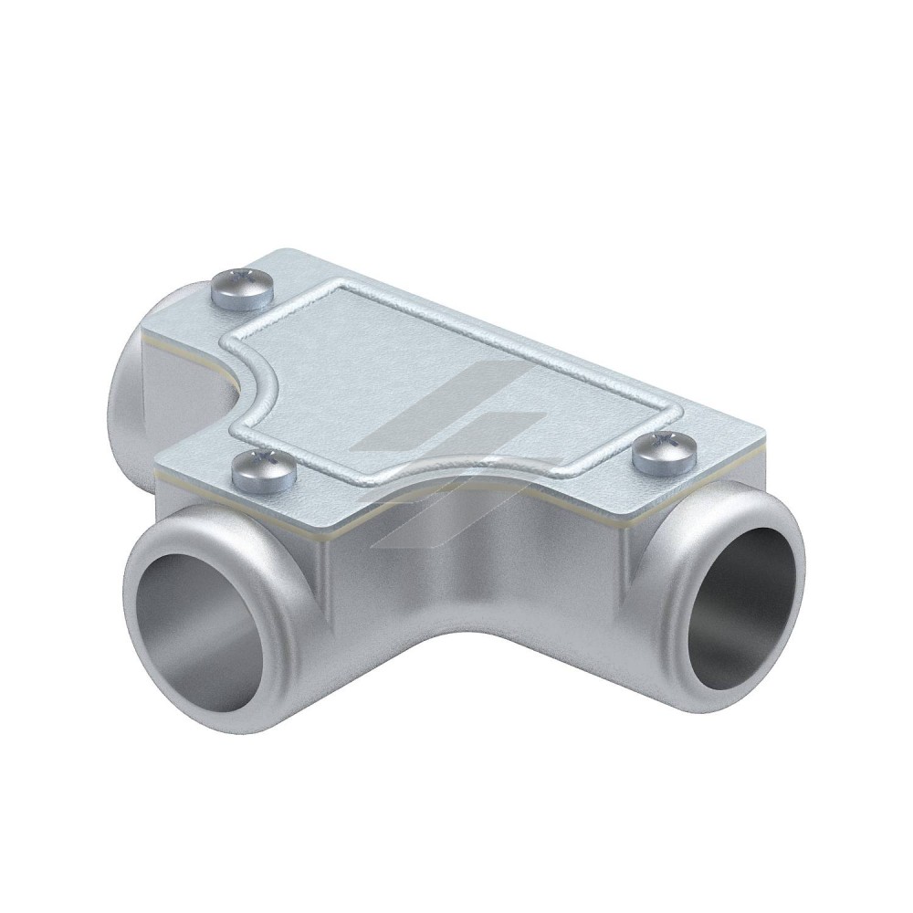 Т-подібний розгалужувач для труб М20 без різьби, алюміній, OBO Bettermann