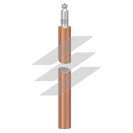 Шпилька заземления 20мм BP CU 1.5m FT (40-60 мкм), OBO Bettermann