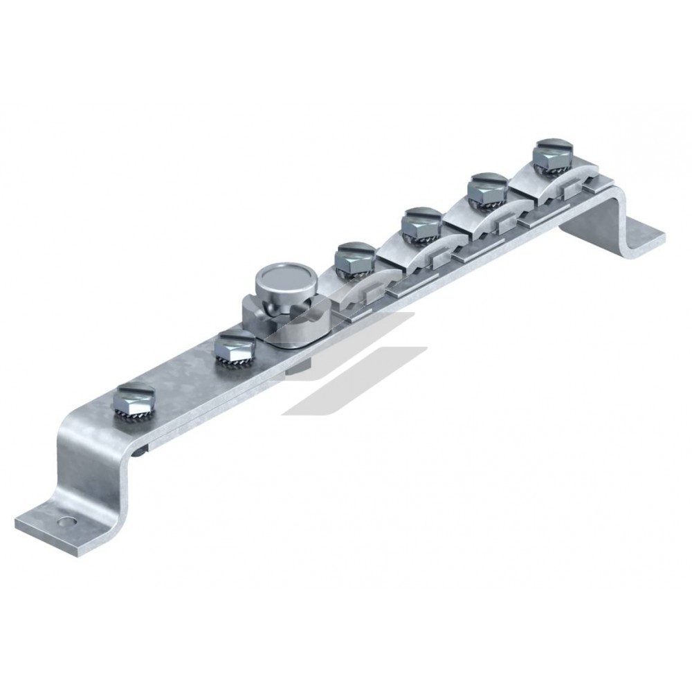 Шина зрівнювання потенціалів 1808 латунь оміднена, OBO Bettermann