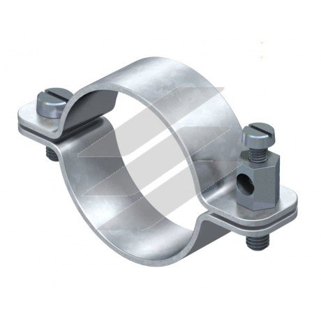 Хомут заземлення 19-22мм мідь нікельована, OBO Bettermann