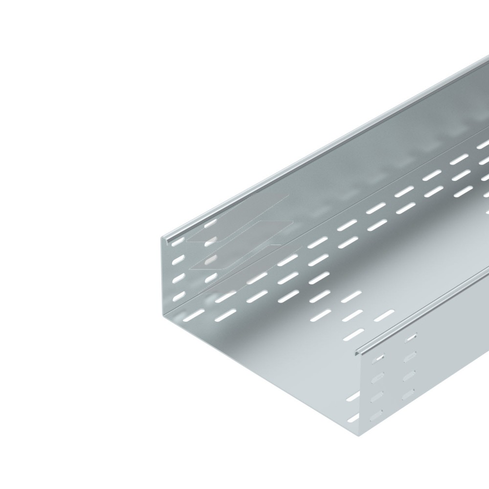 Посилений листовий кабельний лоток BKRS з перфорацією основи 100х110, FS (18-22 мкм), OBO Bettermann