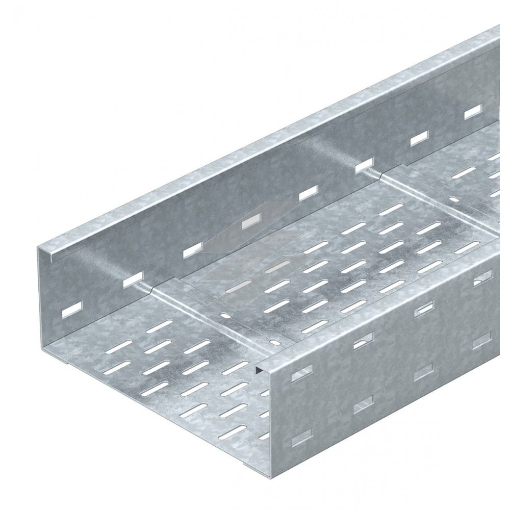 Лоток для великих відстаней перфорований 110х300х6000, FS (18-22 мкм), OBO Bettermann Лоток для великих відстаней перфорований 110х300х6000, FS (18-22 мкм), OBO Bettermann