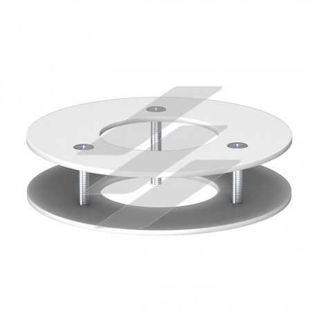 Рамка ввода органайзера в фальш-потолок стійки односторонньої/біла, OBO Bettermann