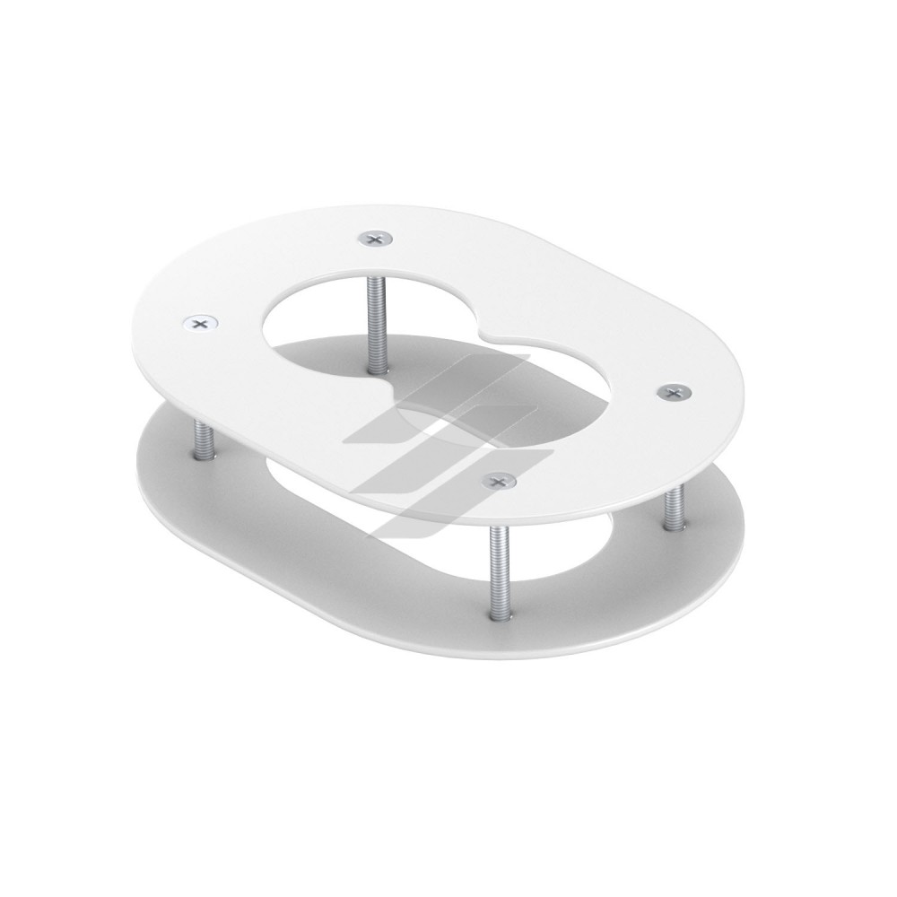 Рамка ввода органайзера в фальш-потолок стійки двосторонньої/біла, OBO Bettermann