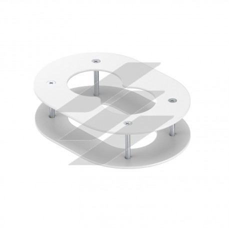 Рамка ввода органайзера в фальш-потолок стійки двосторонньої/біла, OBO Bettermann