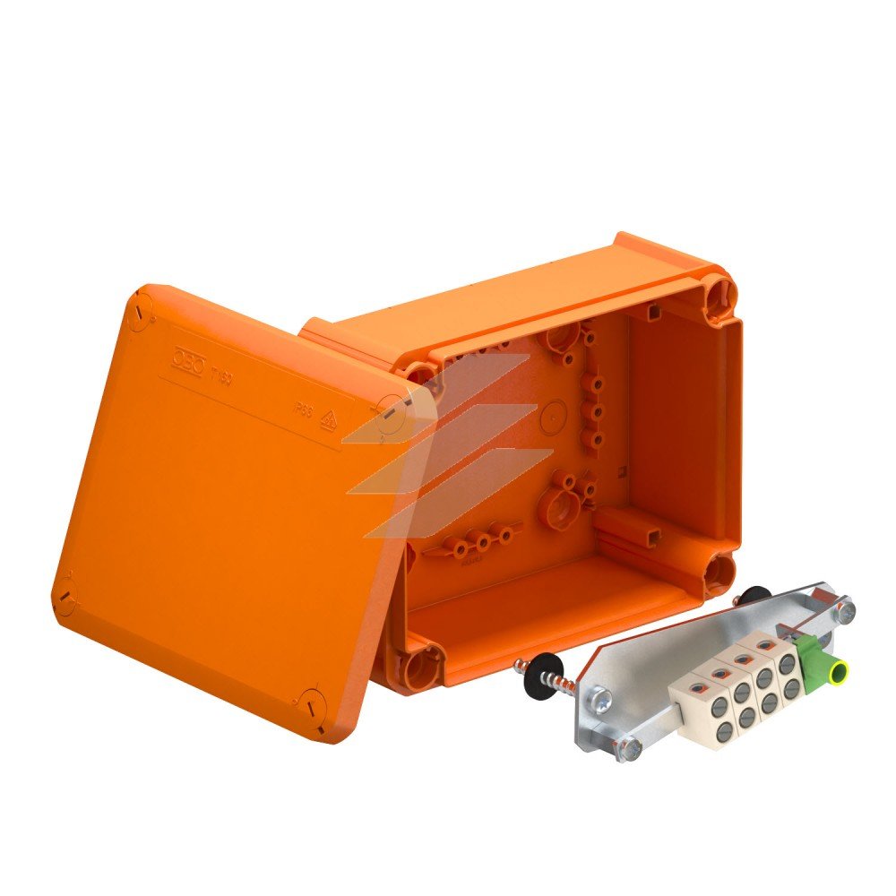 Коробка розподільча P30-P90, 190х150х77, 5х10мм, поліпропілен (Тип: T 160 E 10-5), OBO Bettermann Коробка розподільча P30-P90, 190х150х77, 5х10мм, поліпропілен (Тип: T 160 E 10-5), OBO Bettermann