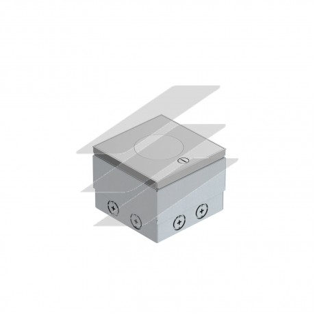 Люк розетковий UDHOME2, 2х 250V~,16A + додатково 2x RJ45, з тубусом, (h=110-130мм), IK10, IP65 / нерж.сталь, OBO Bettermann