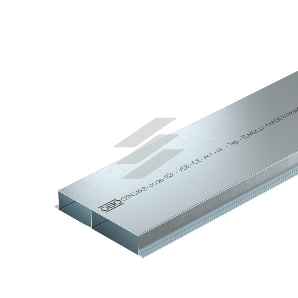 Короб 2-секційний 2000х250x38мм, з оцинкованої сталі, OBO Bettermann