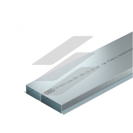 Короб 2-секційний 2000х250x38мм, з оцинкованої сталі, OBO Bettermann