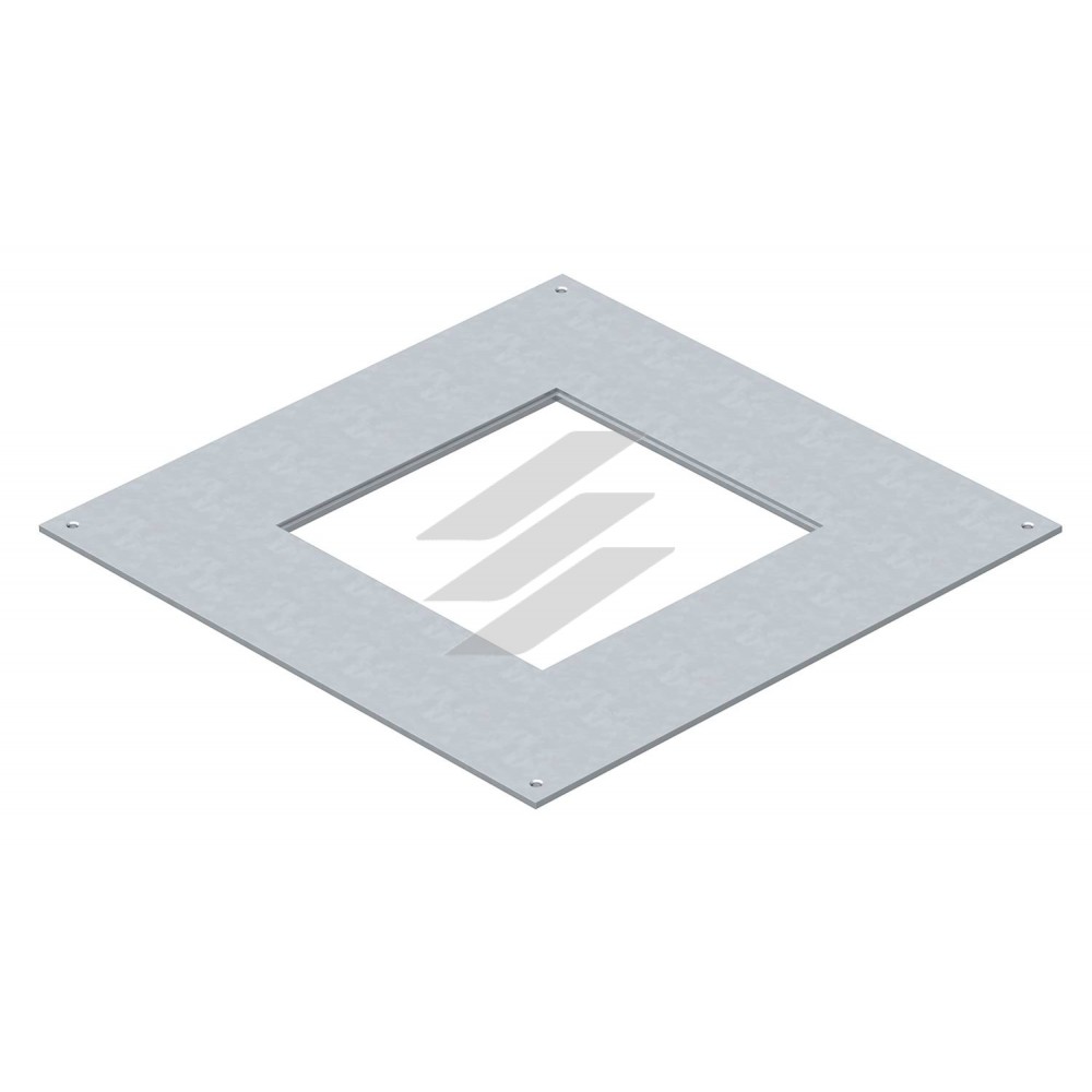 Рамка-адаптер DUG 350-3 4, 201х201мм, з оцинкованої сталі, OBO Bettermann