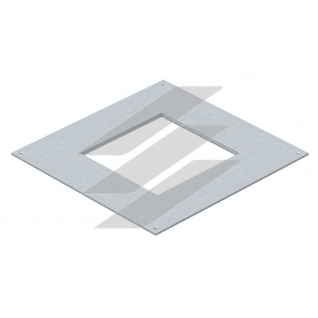 Рамка-адаптер DUG 350-3 4, 201х201мм, з оцинкованої сталі, OBO Bettermann