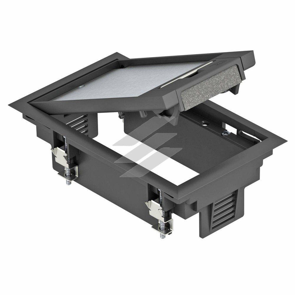 Люк розетковий GES2, 3 пости 45x45, 104х180мм, (+ 1хUT3), IK08, IP40 / ПА (Тип: GES2 U 7011), OBO Bettermann Люк розетковий GES2, 3 пости 45x45, 104х180мм, (+ 1хUT3), IK08, IP40 / ПА (Тип: GES2 U 7011), OBO Bettermann