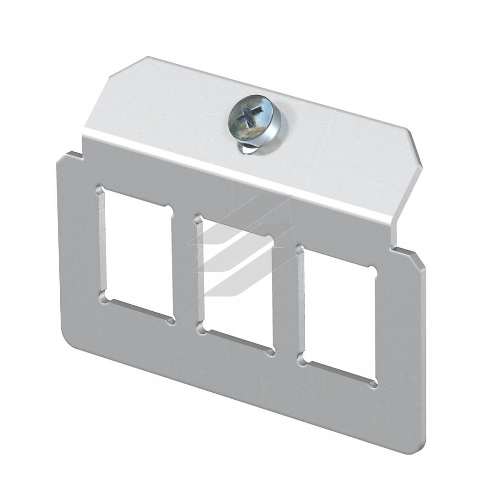 Рамка-супорт MTM 3C, 3 RJ45, тип: C/нерж. сталь, OBO Bettermann