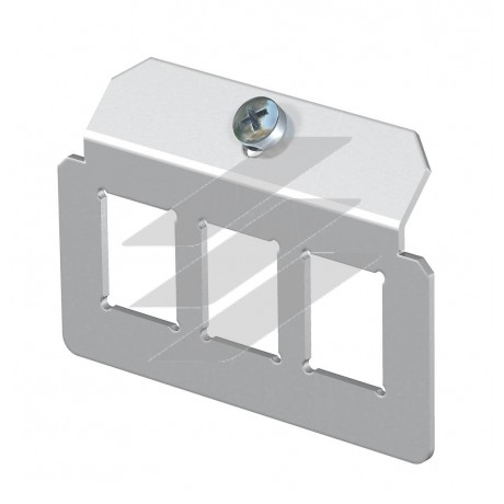 Рамка-супорт MTM 3C, 3 RJ45, тип: C/нерж. сталь, OBO Bettermann