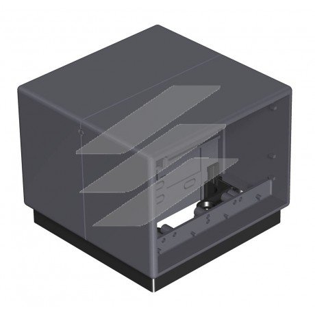 Підлогова розеткова башта T4B, 4 пости 45x45, сіра/ПА, OBO Bettermann