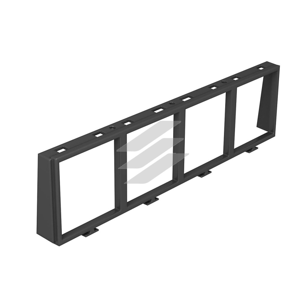 Cупорт-рамка MT45V під установку 4x modul45, L=184мм, ПА, OBO Bettermann