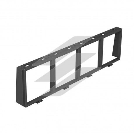 Cупорт-рамка MT45V під установку 4x modul45, L=184мм, ПА, OBO Bettermann