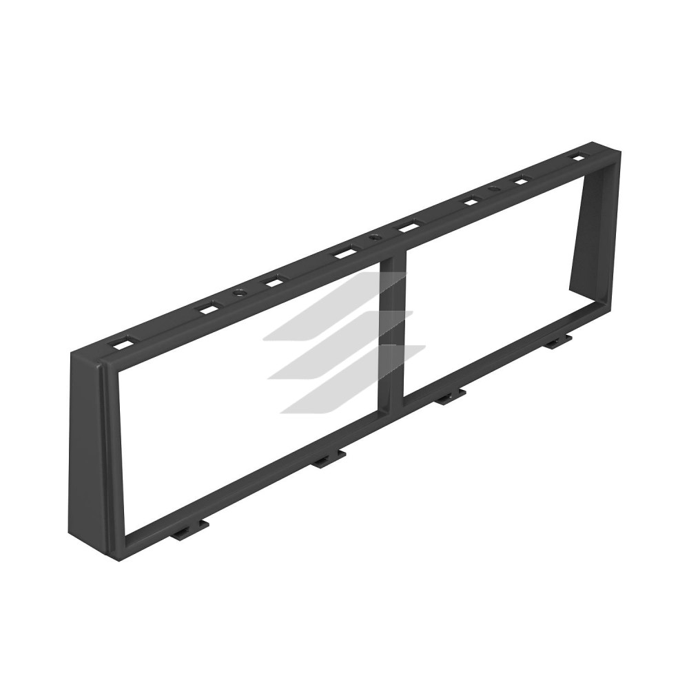 Cупорт-рамка MT45V під установку 2x2 modul45, L=184мм / ПА, OBO Bettermann