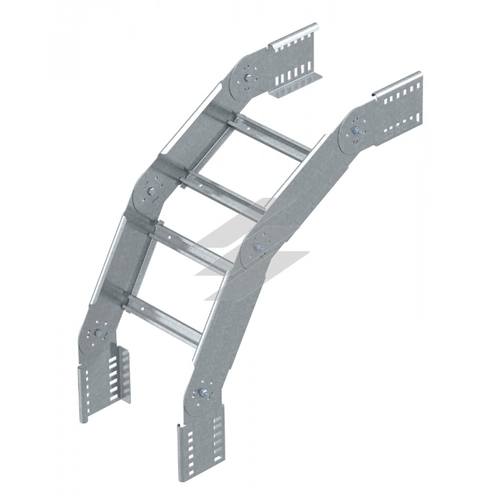 Регульована вертикальна секція кабельросту, 110х400мм FT (40-60 мкм), OBO Bettermann