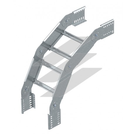Регульована вертикальна секція кабельросту, 110х400мм FT (40-60 мкм), OBO Bettermann