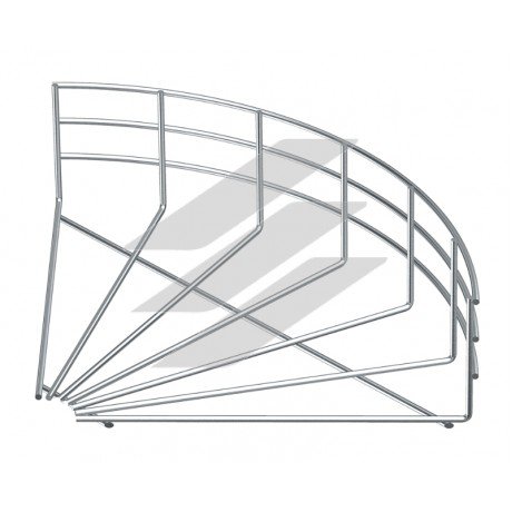 Кутова секція 90° дротяного лотка 105х150мм FT (40-60 мкм), OBO Bettermann