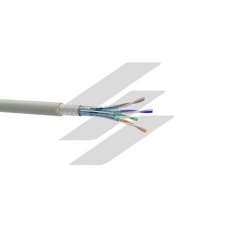 Кабель мережевий КППВонг-HFО-ВПЕ (600) 4x2x0.56 (S/FTP-cat.7 LSOH), OK-Net