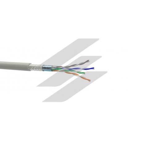 Кабель мережевий КПВнг-HFЕО-ВП (200) 4x2x0.51 (S-FTP-cat.5E LSFROH), OK-Net