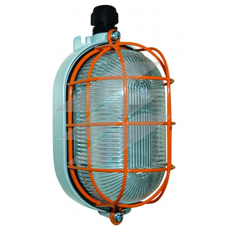 Вибухобезпечний овальний світильник Rondo-EX 53Вт, алюміній, IP65, Зони: 2-21-22, Palazzoli (Lewden)