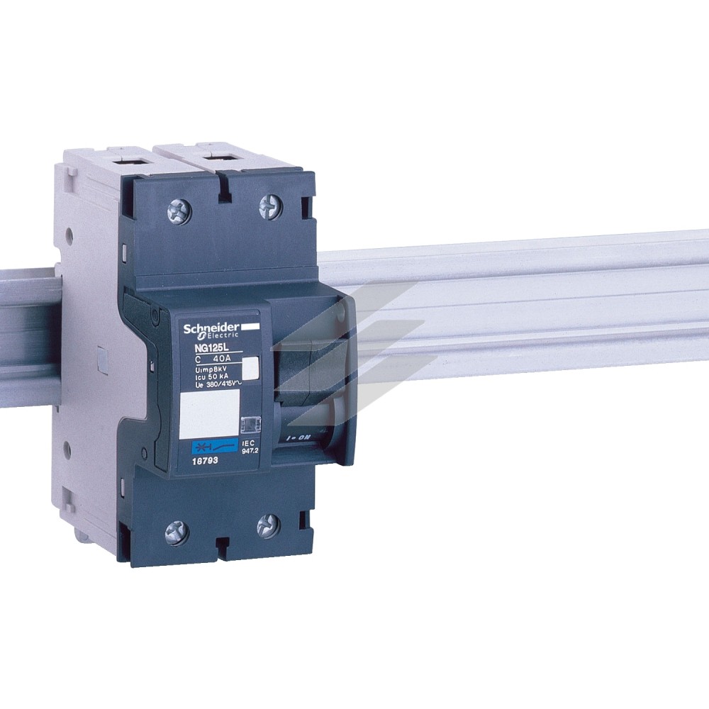 Автоматичний вимикач Acti9 NG125L 2Р 10A, крива відключення C, Schneider Electric