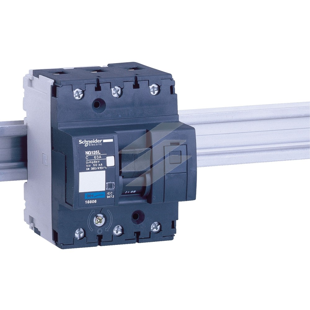 Автоматичний вимикач Acti9 NG125L 3Р 32A, крива відключення C, Schneider Electric