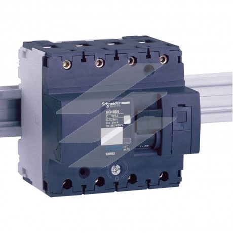 Автоматичний вимикач Acti9 NG125L 4Р 32A, крива відключення D, Schneider Electric