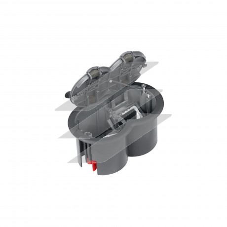 Лючок 2х модульний, підлоговий, Schneider Electric