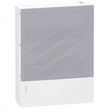 Щит Mini Pragma 2ряда 24 модуля навісний, димчаті двері, Schneider Electric