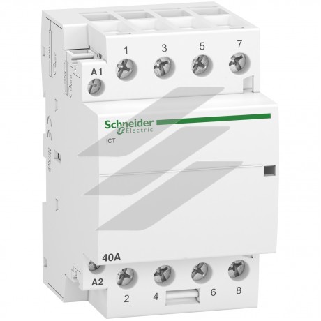 Контактор модульний iCT модульний iCT 40A 4НВ 220/240В, Schneider Electric