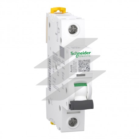 Автоматичний вимикач Acti9 iC60N 1Р 0.5A, крива відключення D, Schneider Electric