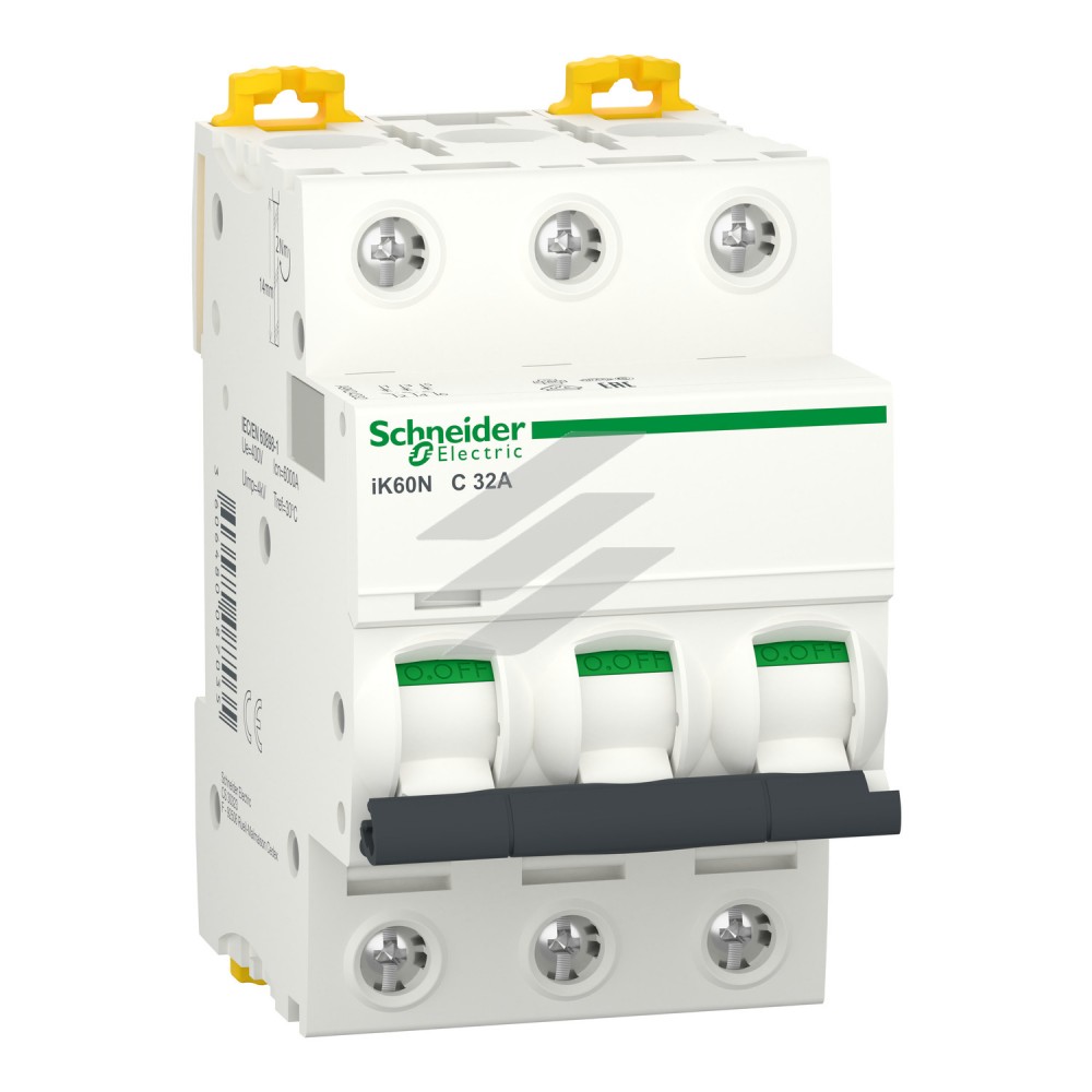 Автоматичний вимикач iK60 3P 32A крива відключення C, Schneider Electric