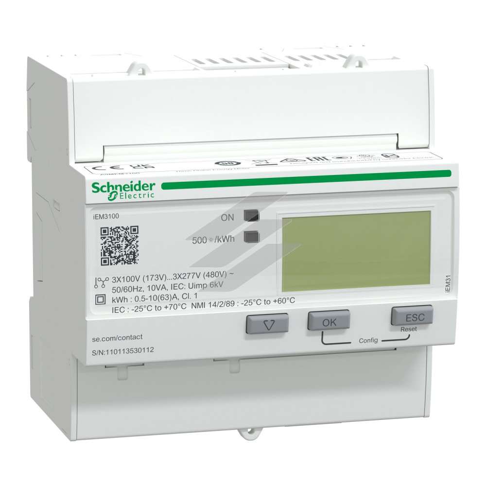 Лічильник 3Р 63А, базовий, Schneider Electric