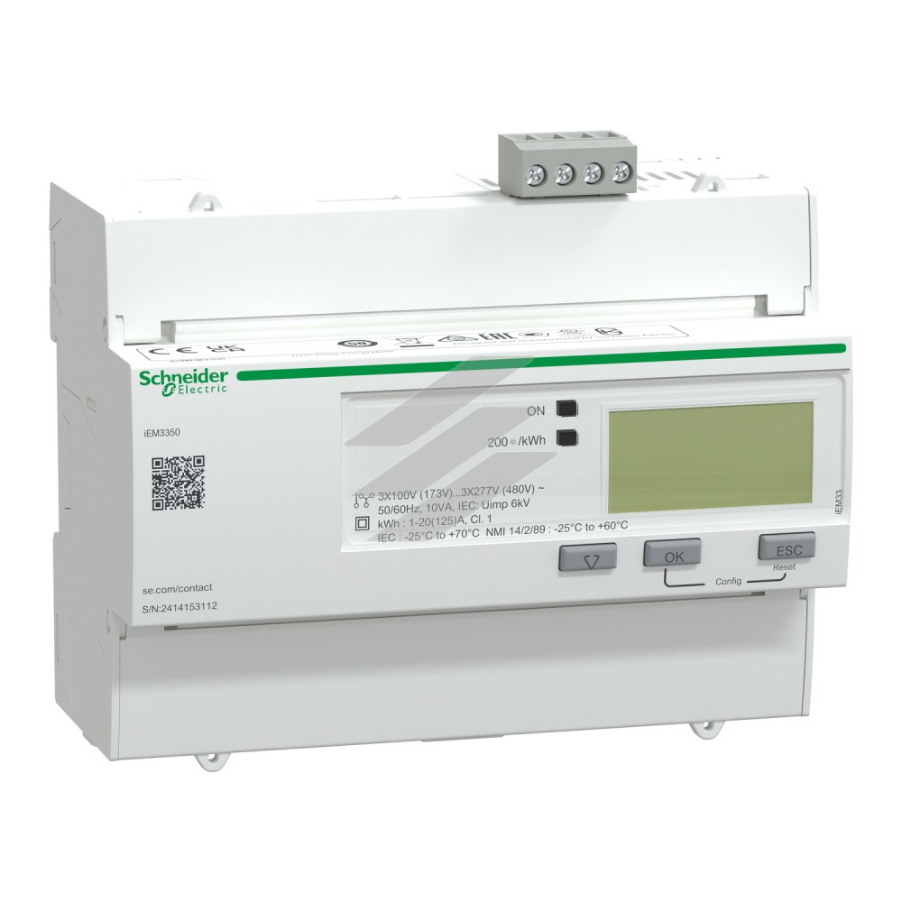Лічильник 3Р 125A MODBUS, Schneider Electric