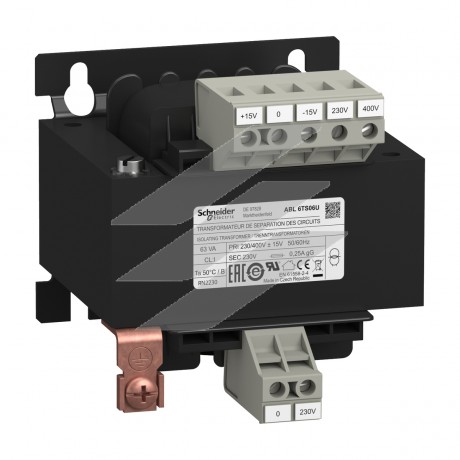 Трансформатор 230-400/230В 63ВА, Schneider Electric
