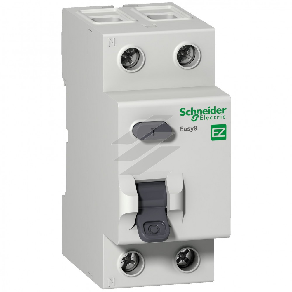 Диференційний вимикач (ПЗВ) Easy9 2р 100mA 63A тип ''AC'', Schneider Electric