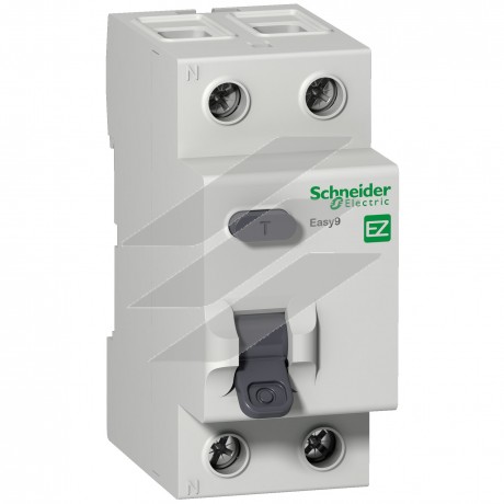 Диференційний вимикач (ПЗВ) Easy9 2р 100mA 63A тип ''AC'', Schneider Electric