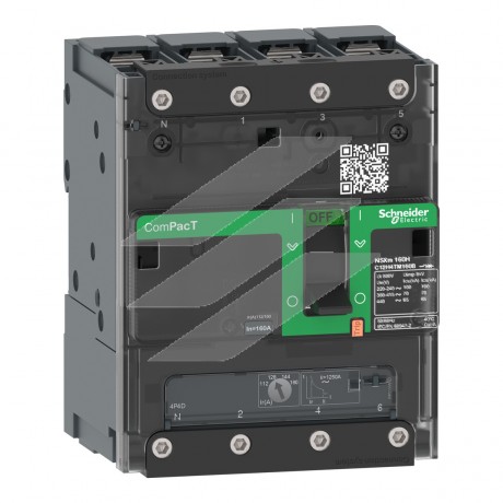 Автоматичний вимикач NSXm100N 50kA 4Р 3D 16А, TMD, AC, Schneider Electric