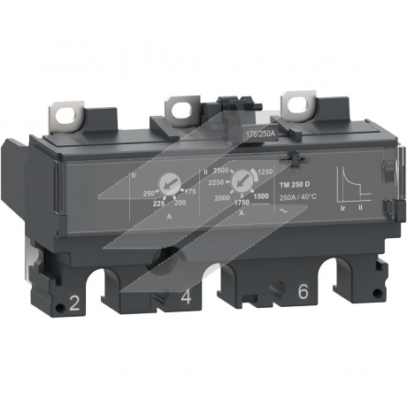 Розчіплювач до автоматичного вимикача NSX250.200А, TMD, 3P3D, AC, Schneider Electric