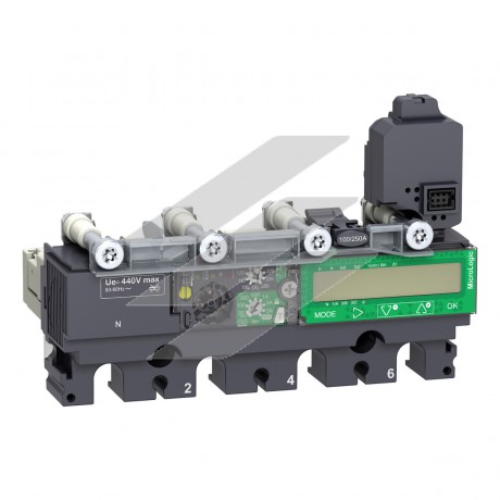 Розчіплювач до автоматичного вимикача NSX250.250A, MicroLogic 7.2, 4Р4D, AC, Schneider Electric