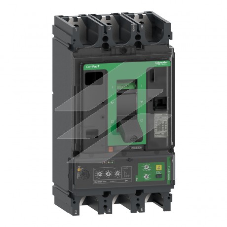 Автоматичний вимикач NSX400F, 400А, 4.3, 3P3D 36kA, AC, Schneider Electric