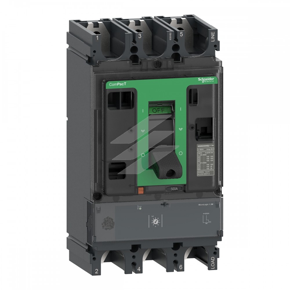 Автоматичний вимикач NSX400R, 320А, MicroLogic 1.3M 3Р 200kA, AC, Schneider Electric