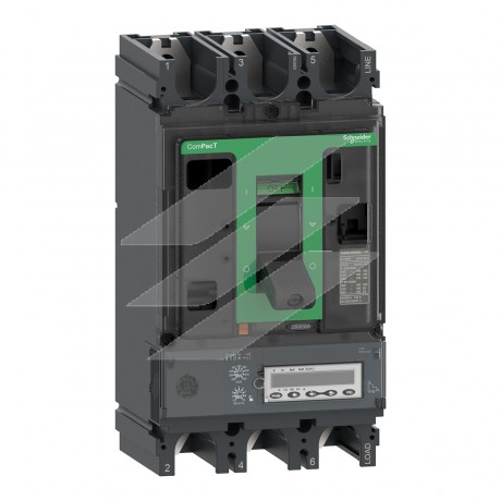 Автоматичний вимикач NSX400R, 400А, 5.3E 3Р 200kA, AC, Schneider Electric