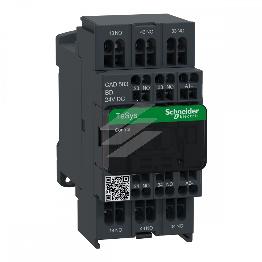 Допоміжне реле 24V, пружинне, Schneider Electric
