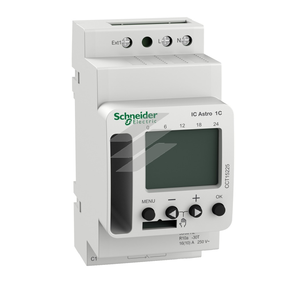 Ic astro smart реле часу, програма на рік, 1 канал, B-th, Schneider Electric