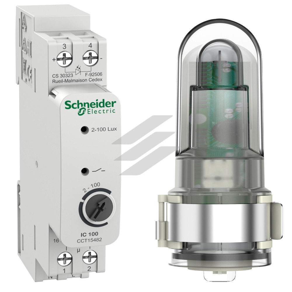 Сутінковий вимикач ic100d аналоговий з вуличним датчиком освітленості, Schneider Electric